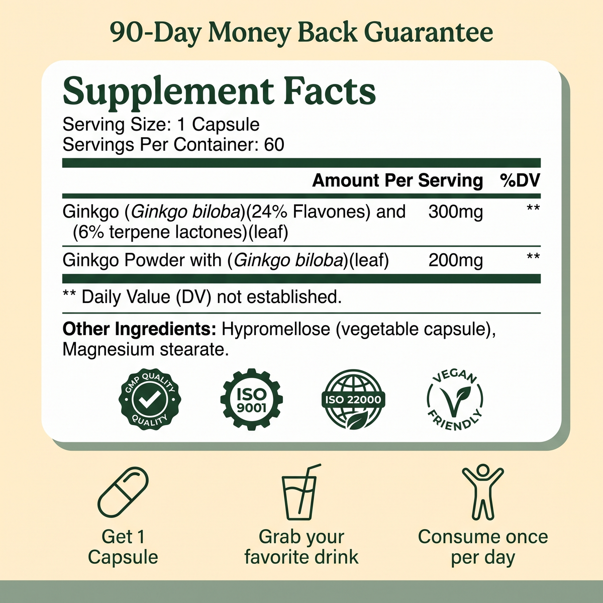 Resa Organics | Ginkgo Biloba Capsules